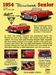 1954 Packard Senior, Owner Dave Terricciano