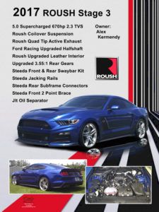 2017 Roush Stage 3, Owner Alex Kermendy