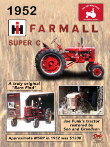 1952 Hi Farmall Super c, Owner Art Funk