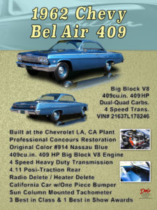 1962 Chevy Bel Air 409 Big Block V8