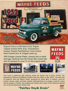 1952 Ford F1, Owner David Franklin