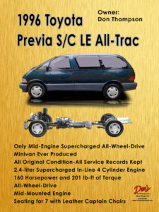 1996 Toyota Previa SC LE All Trac