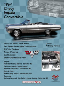 1964 Chevy Impala Convertible, Owner Anthony Ferraro