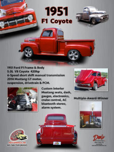 1951 F1 Coyote Frame and Body 5.0L V8
