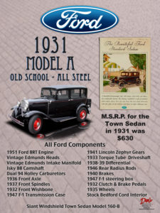 1931 Model A Old School All Steel Car