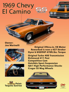 1969 Chevy EL Camino SS 396, Owner Joe Marinelli