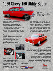 1956 Chevy 150 Utility Sedan Car