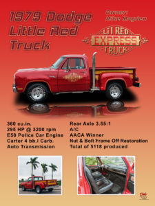 1979 Dodge Little Red Truck,Owner Mike Magden