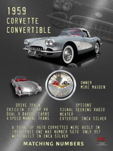 1959 Corvette Convertible, Owner Mike Magden