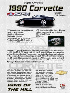 1990 Corvette ZR 1, Owner Phil Adams