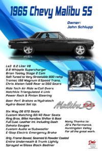 1965 Chevy Malibu SS, Owner John Schlupp