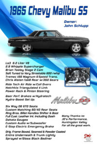 1965 Chevy Malibu SS, Owner John Schlupp