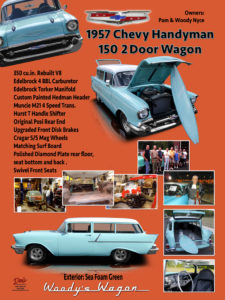 1957 Chevy Handyman 150 2 Door Wagon Car