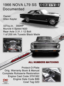 1966 Nova L79 SS Chevy 2 Documented