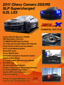 2011 Chevy Camaro 2SS RS SLP Supercharged 6.2L LS3