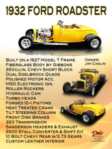 1932 Ford Roadster Car, Owner Jim caslin