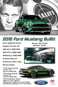 2019 Ford Mustang Bullitt Dark Highland Green