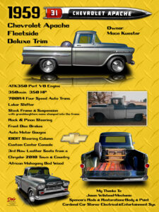 1959 Chevrolet Apache Fleetside Deluxe Trim Car