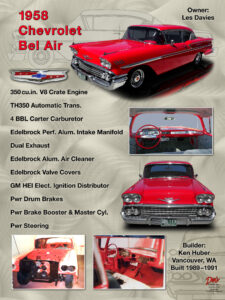 1958 Chevrolet Bel Air, Owners Les Davies