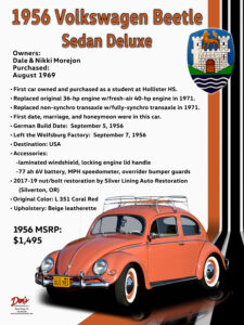 1956 Volkswagen Beetle Sedan Deluxe Car