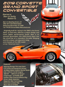 2019 Corvette Grand Sport Convertible Car