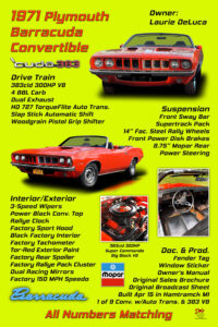 1971 Plymouth Barracuda Convertible Cuda 383