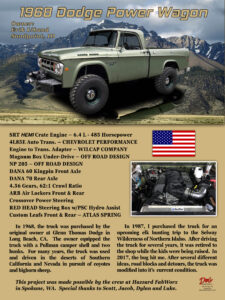 1968 Dodge Power Wagon 6.4 L 485 Horsepower 1968 Dodge Power Wagon 6.4 L 485 Horsepower
