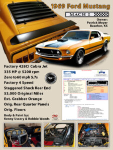 1969 Ford Mustang Mach Factor 428CI Cobra Jet