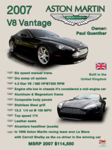 2007 Aston Martin V8 Vantage Car