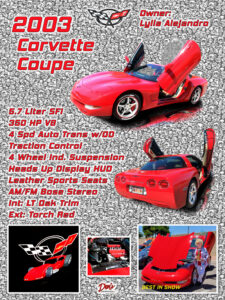 2003 Corvette Coupe 6.7 Liter SFI 350 Hp V8