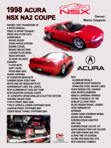 1998 Acura NSX NA2 Coupe Acura