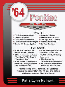 64 Pontiac GTO Tremec 5 Speed 4 Wheel