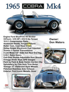 1965 Cobra Mk4 Owner Don Waters