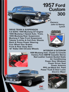 1957 Ford Custom 300 Owners John and Lyncy
