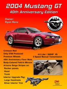 2004 Mustang GT 40th Anniversary Edition