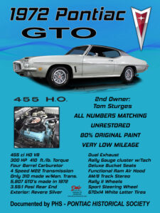 1972 Pontiac GTO 455 HO 2nd Owner