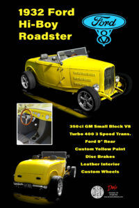 1932 Ford Hi Boy Roadster 350ci GM Small Block V8