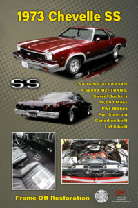 1973 Chevelle ss LS4 Turbo Jet V8 454ci