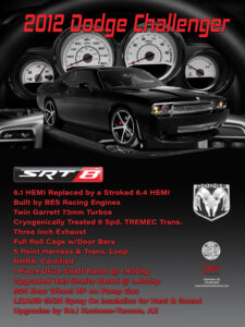 2012 Dodge Challenger Car SRT 8