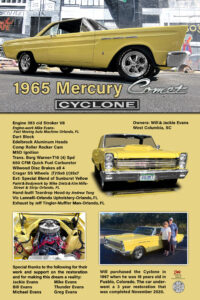 1965 Mercury Comet Cyclone Engine 363 cid Stroker V8